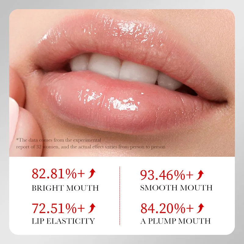 Lip Booster Plumping Serum Oil Hyaluronate Acid Moisturizing Sexy Enhancer Non-Irritating Brighten Fade Lines Plump Products Qme