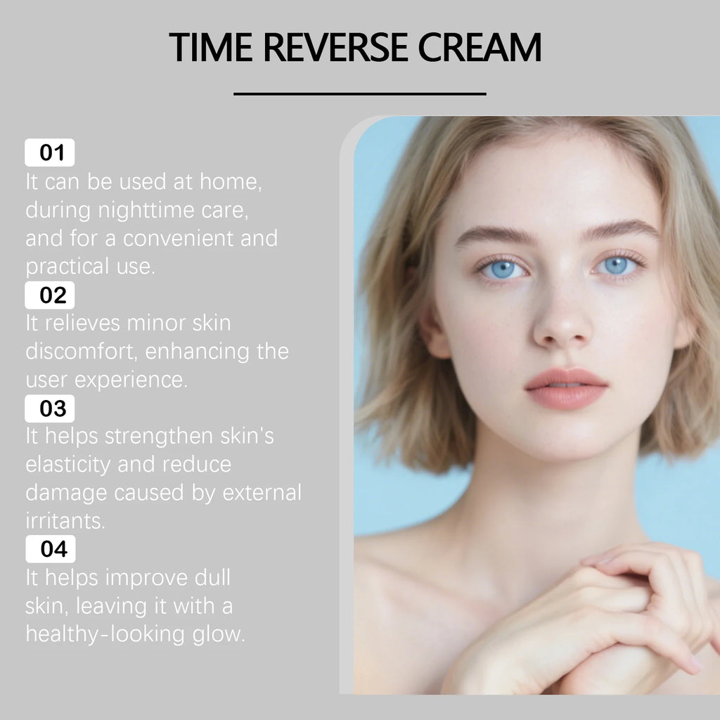 Centella Asiatica Time Reverse Cream Advanced Fast-Absorbing & Nourishing Cream Hydrates Firming Anti-Aging Face Cream Skin Care Qme