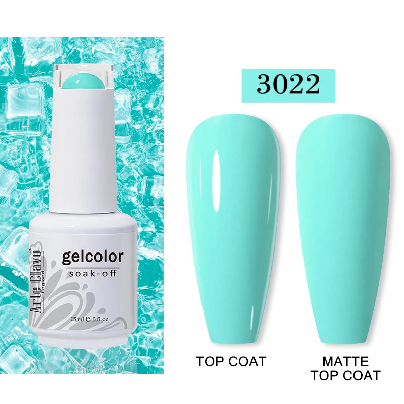 Arte Clavo Autumn Nail Gel Polish Caramel Winter Soak Off UV LED Art
