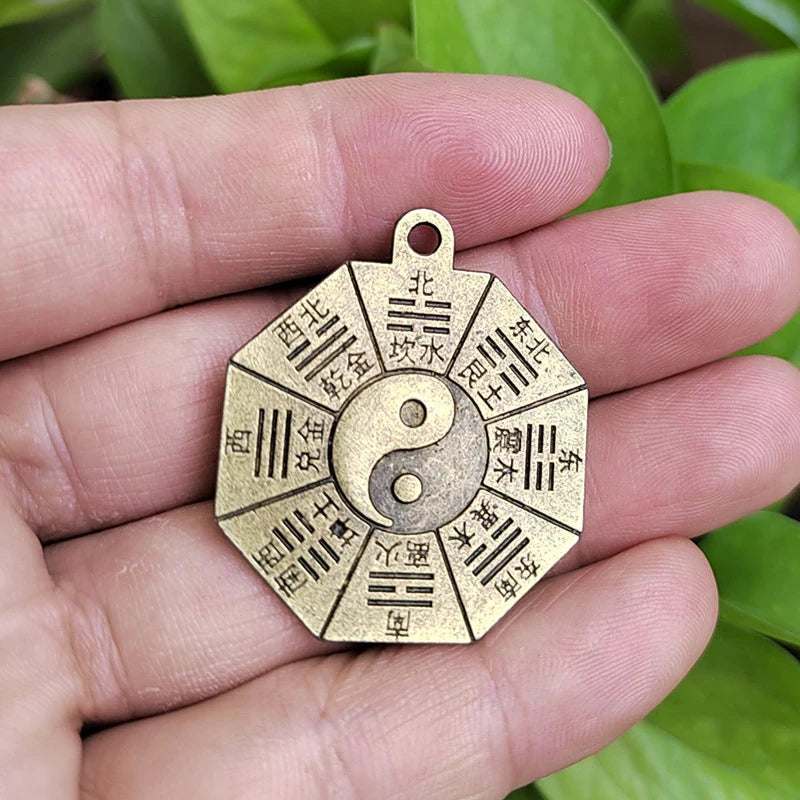 Taoism Bagua Diagrams Pendant Chinese Amulet Yin Yang Divination Qme