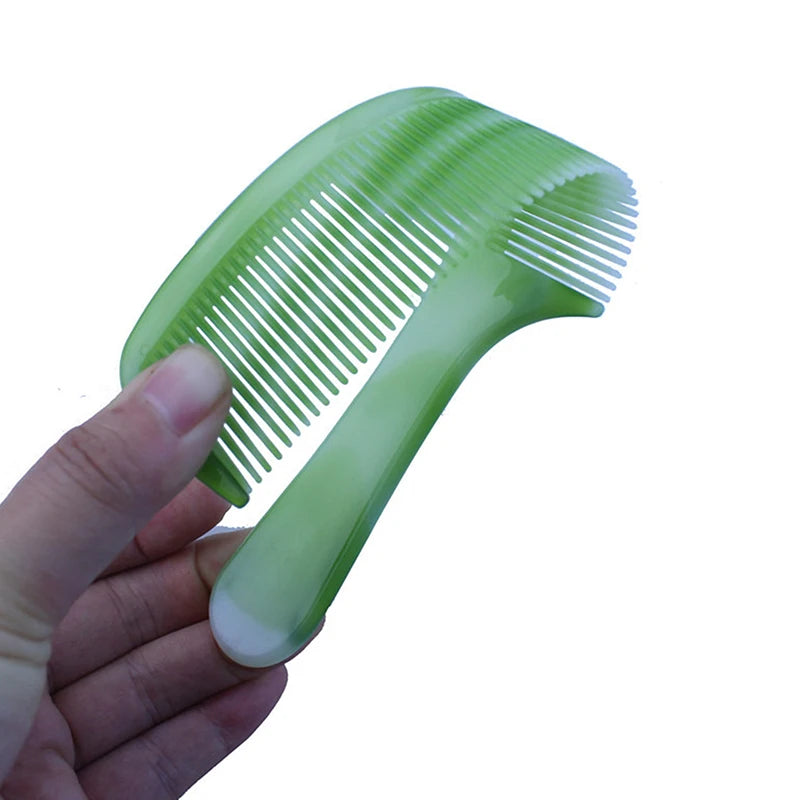Green Hair Combs Women Men Coarse Fine Dressing Styling Tools Qme