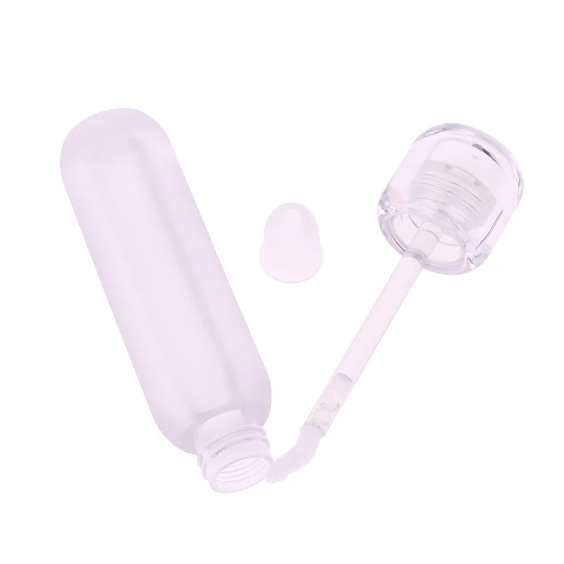 Empty Clear Lip Gloss Tube Refillable Mini Container Balm Lipstick Qme