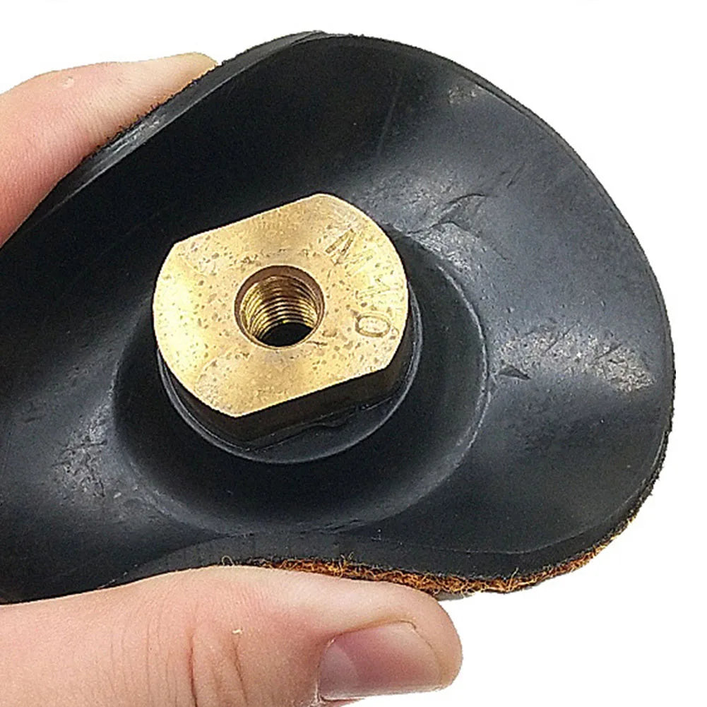 1pc Rubber Backing Pad M10 For M14 Thread Sanding Disc Hook& Loop Polishing Backer Plate For Angle Grinder Buffing Pads Qme