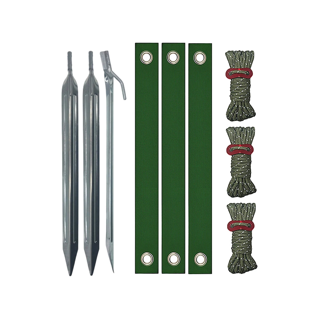 Durable Green Heavy Duty Tree Stake Support and Tying Straps Set Tree Binding And Windproof Fixing Straps Rhombus Shape Qme Army Green