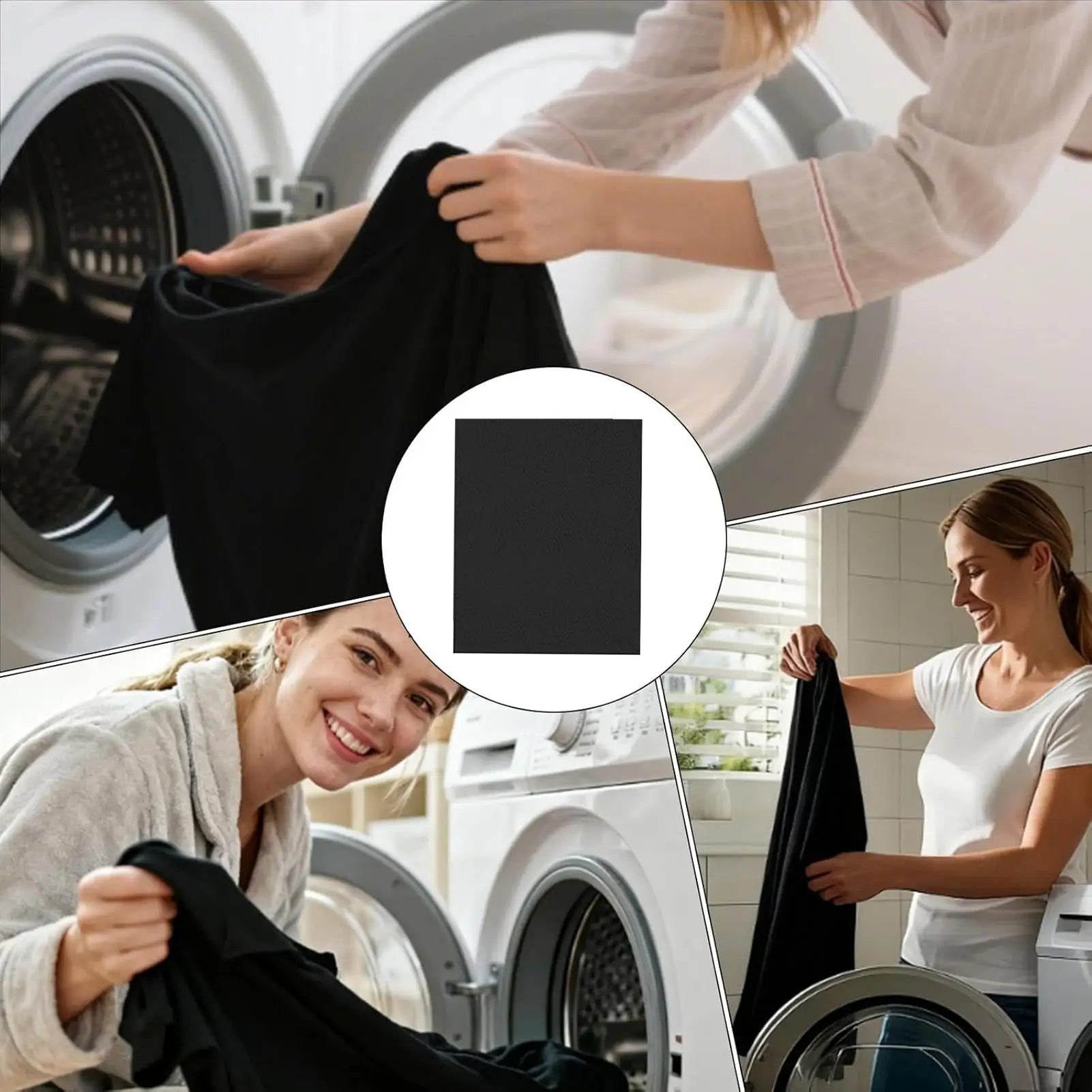Black Dye for Clothes 10-Pieces Fiber Color Restorer Tablet Black Dye for Jeans for Washing Machine Laundry Home Fiber T-Shirts Qme