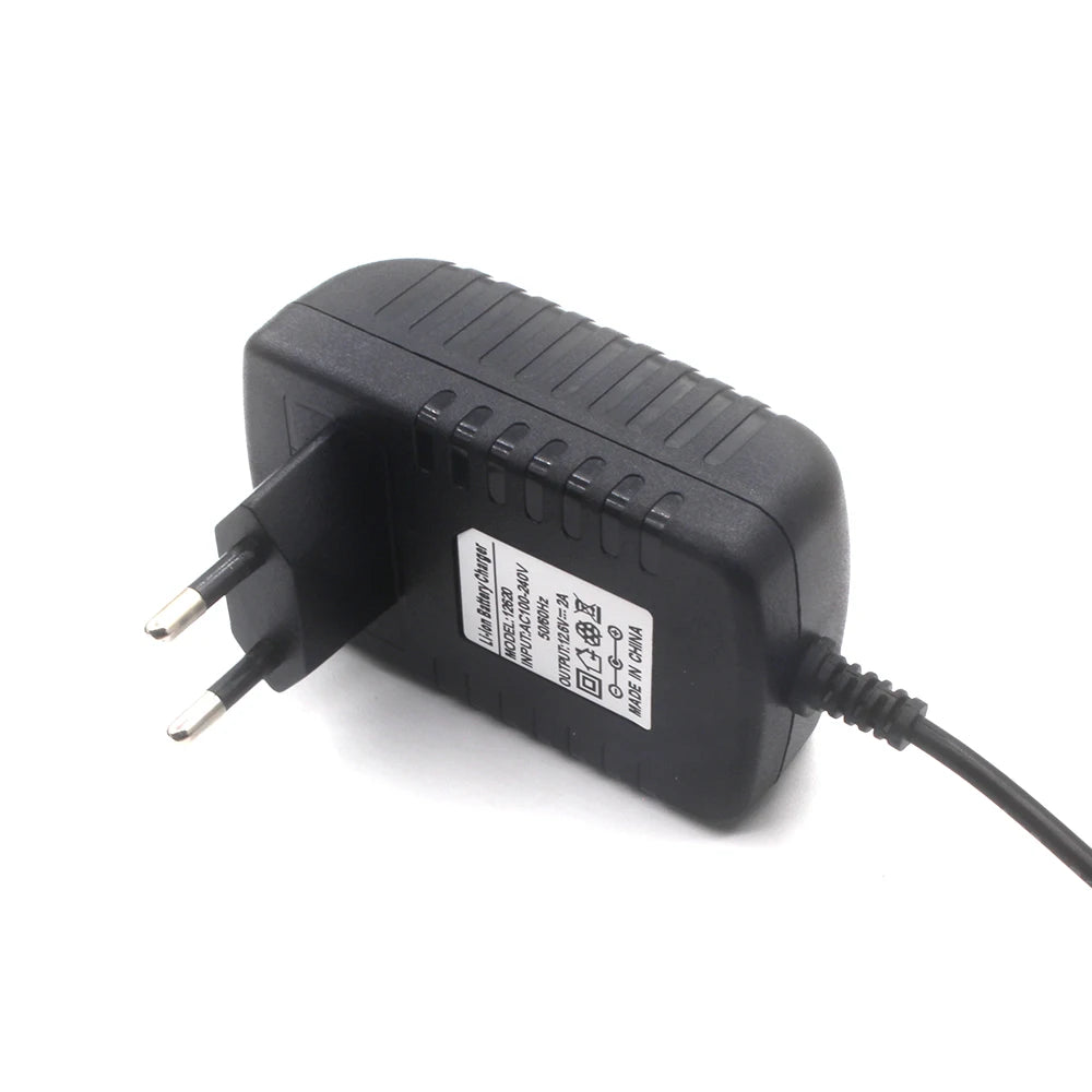 DC Power 21V 2A 18650 Lithium Battery Charger 18V 0.5A 1A 2A 4 Series Li-ion Battery Pack 5.5mm x 2.1mm With clip Qme