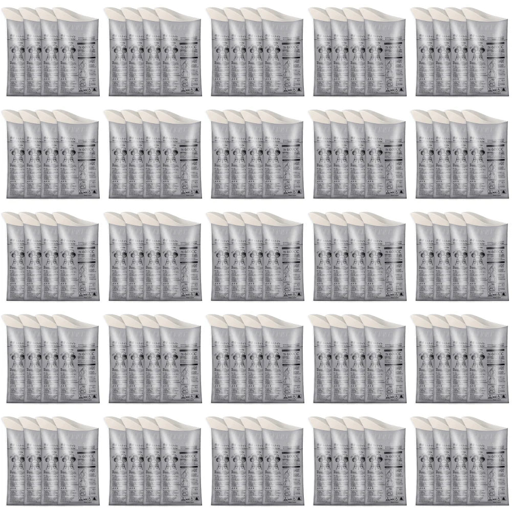 100-8PC Outdoor Emergency Urine Bags 600ml Disposable Travel Mobile Toilet Portable Urinal Bag for Female Baby Male Vomiting Bag Qme 100