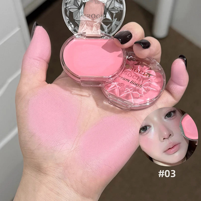 Light Blush Cream Moisturizing Matte Vitality Whitening Brightening Qme NO.R09-3