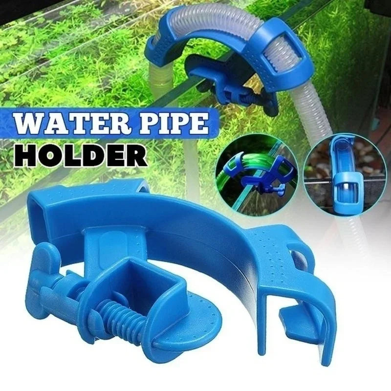 Aquarium Filtration Holder Water Pipe Filter for Mount Tube Fish Tank Firmly Hold Hose Water Pipe Fixing Clamp Aquarium Tool Qme