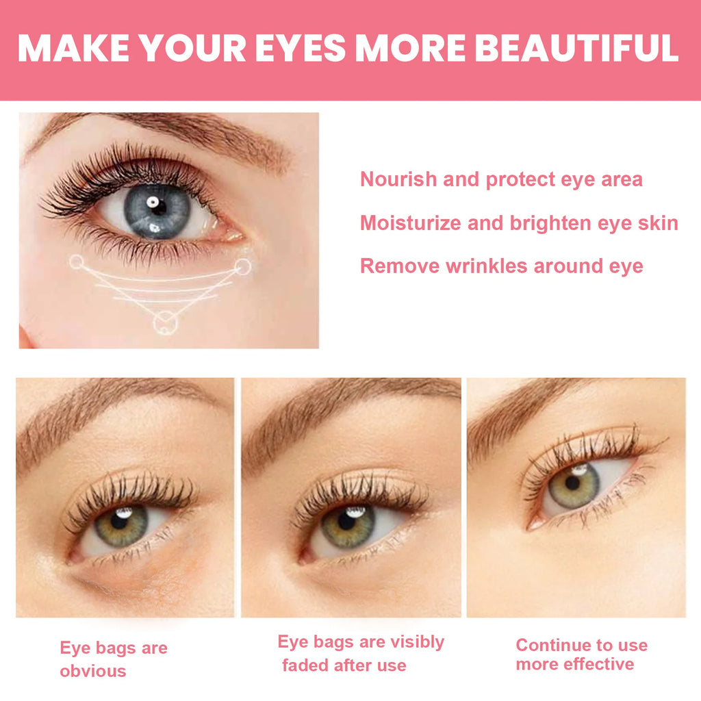 Retinol Eye Cream Stick Reduce Dark Circles Under the Eyes Moisturizing Lifting Firming Eyes Cream Eye Skin Care Products Qme