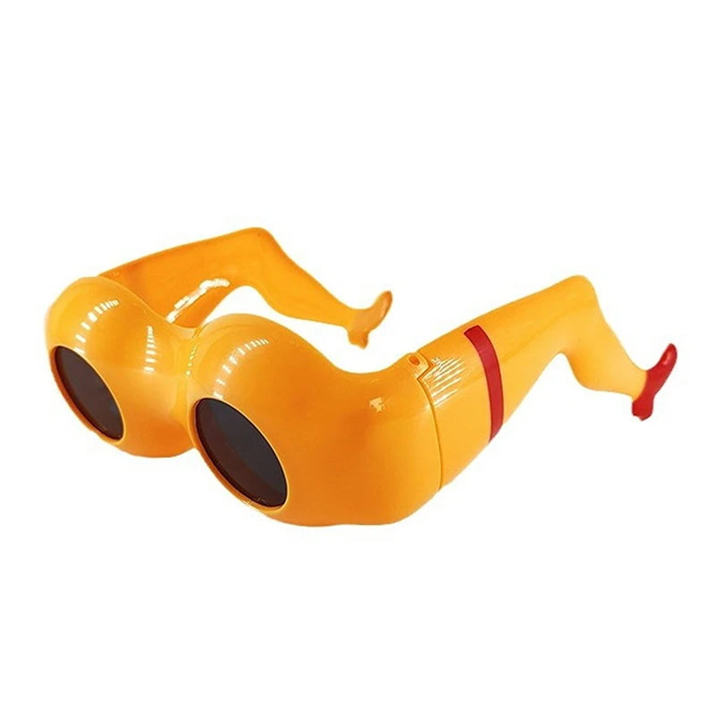 1PC Novelty Leg & Buttocks Sunglasses Funny Prank Joke Glasses For Adults Gag Glasses Funny Party Costume Eye Glasses Gag Gift. Qme