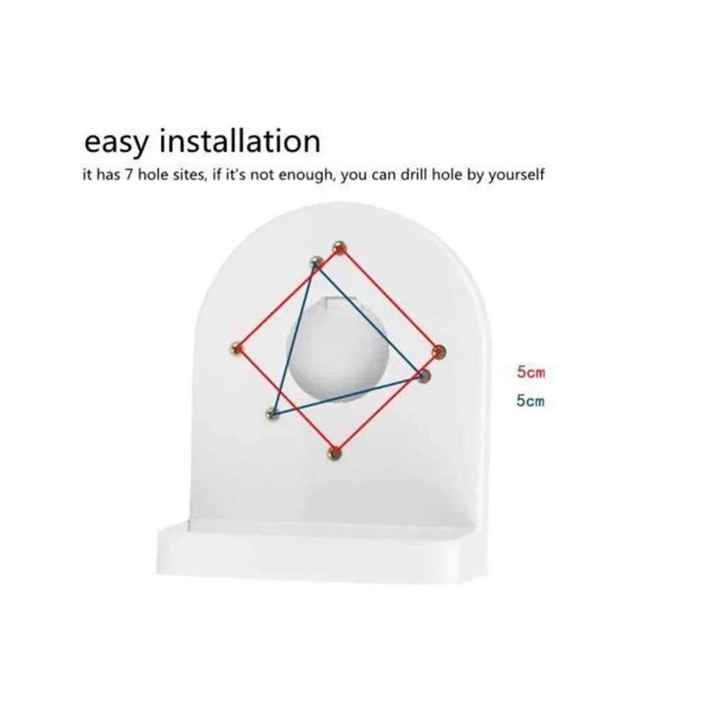 ESCAM Universal Plastic Wall Mount Bracket For CCTV Security 2.5" 3" Dome Cameras Qme