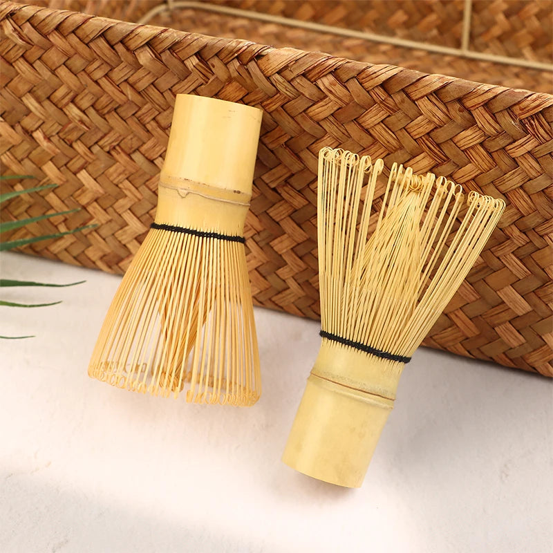 Matcha Green Tea Brushes Traditional Whisk Reusable Bamboo Chasen Qme