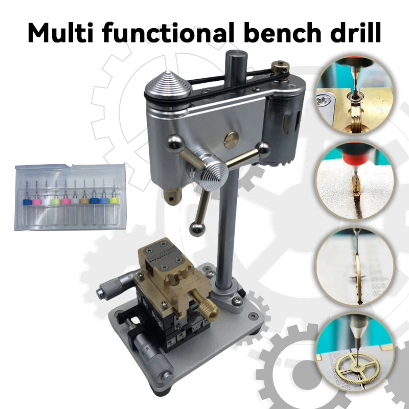 Watchmaker Tools Multifunction Precision Bench Drill Crown Punch Qme Default Title