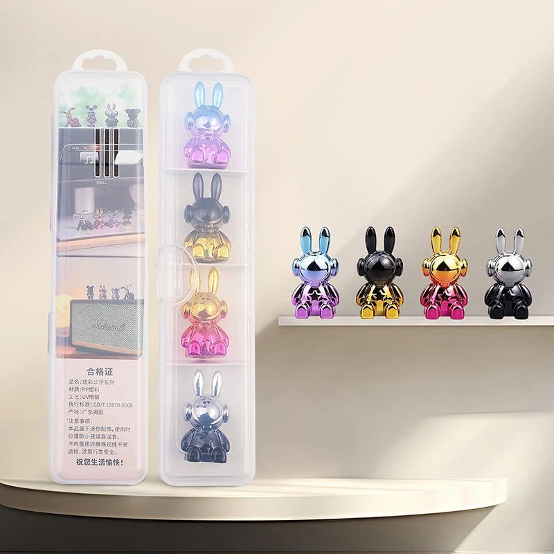 Cute Cartoon Bear Car Interior Decorations Center Console Ornaments Qme A3