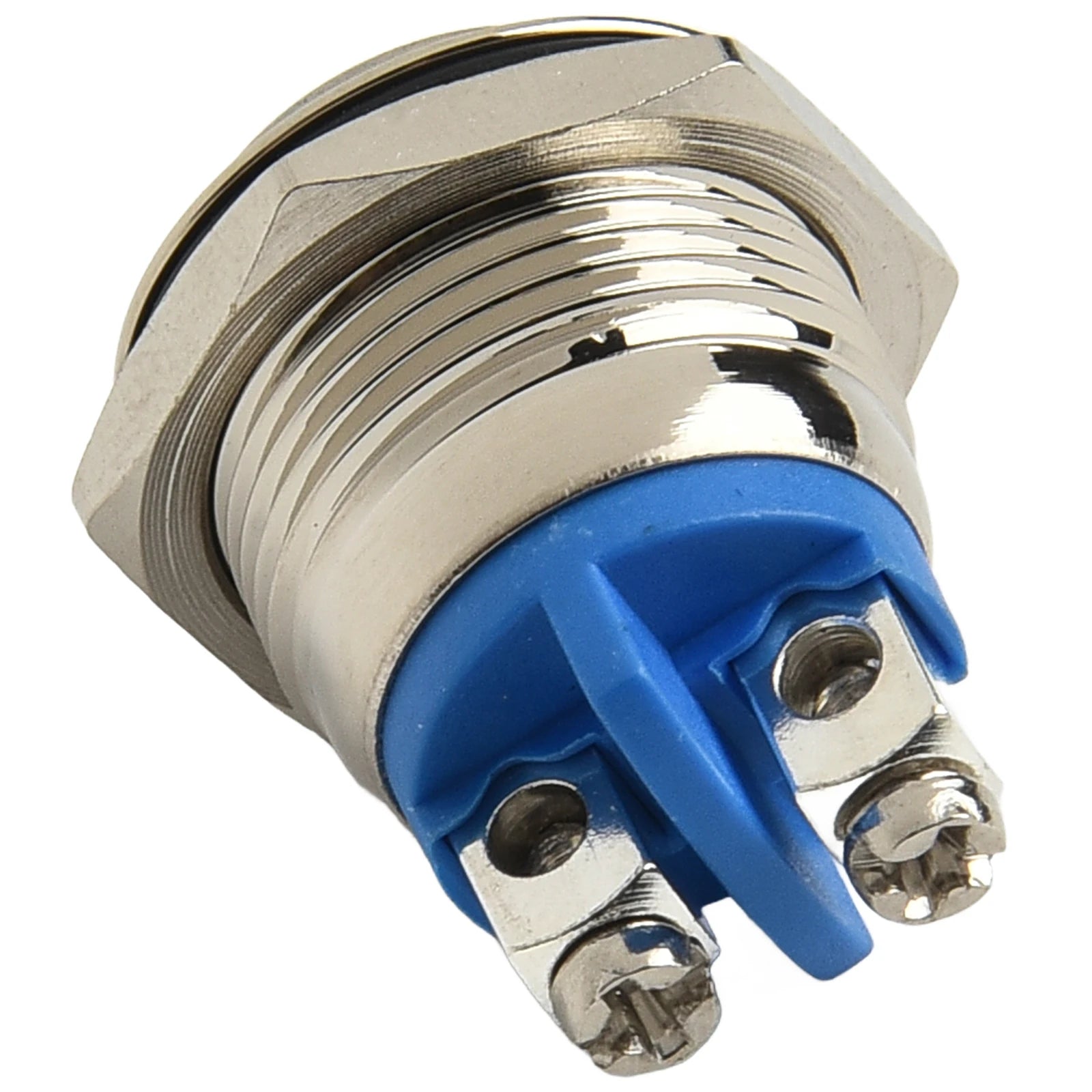 Waterproof Metal Push Button Switch LED Light Momentary Reset Qme
