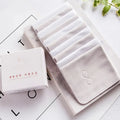 5/10Pcs High Quality Suede Microfiber Glasses Cleaning Cloth Non-scratch Wipe for Lens, Phone Screen & Eyewear Accessories Qme White Grey 10Pcs