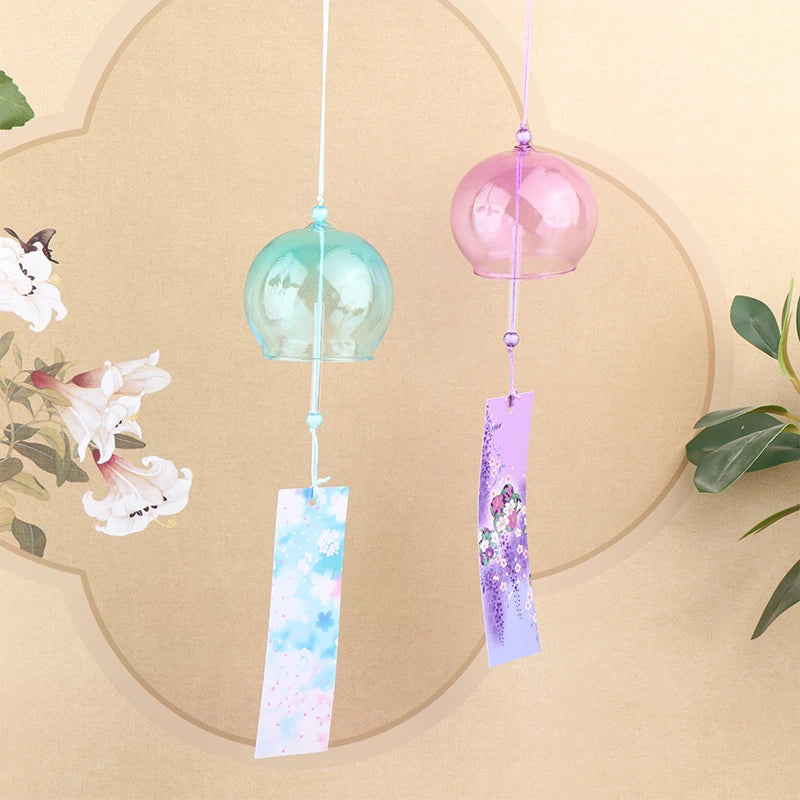 Wind Bells Handmade Glass Chime Birthday Christmas Home Decors Chimes Qme