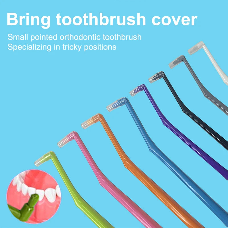 1 3 Interdental Brush Single-beam Soft Teeth Cleaning Toothbrush Oral Qme