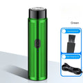 Razors For Men Mini Electric Shaver USB Charging Models Portable Shaver Razor Long Lasting Machine Shaving Electric Shaver Tool Qme green