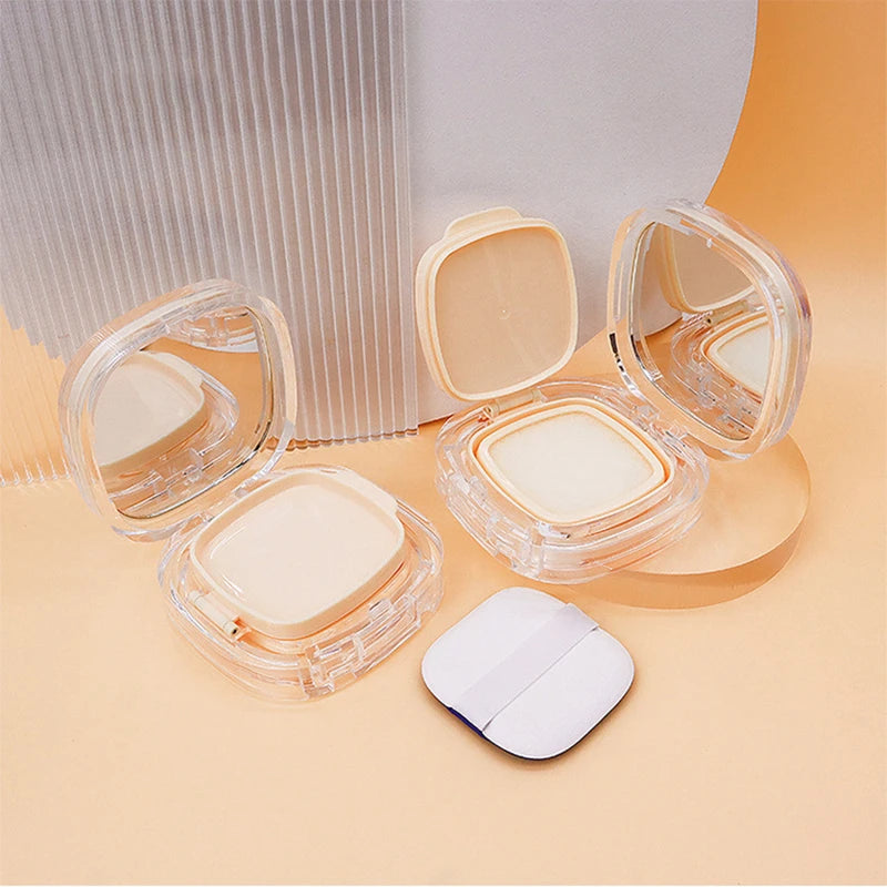 Empty Air Cushion Puff Box Mirror Sponge Portable Cosmetic Container Qme Default Title
