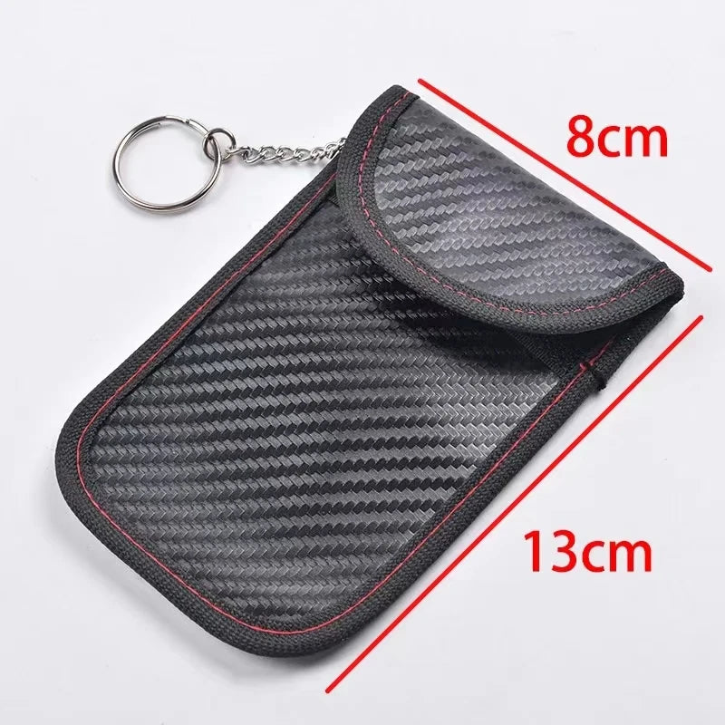 1Car Key Signal Shielding Box Faraday Cage Remote Control Package Keyless Rfid Shielding Package Car Accessories Qme