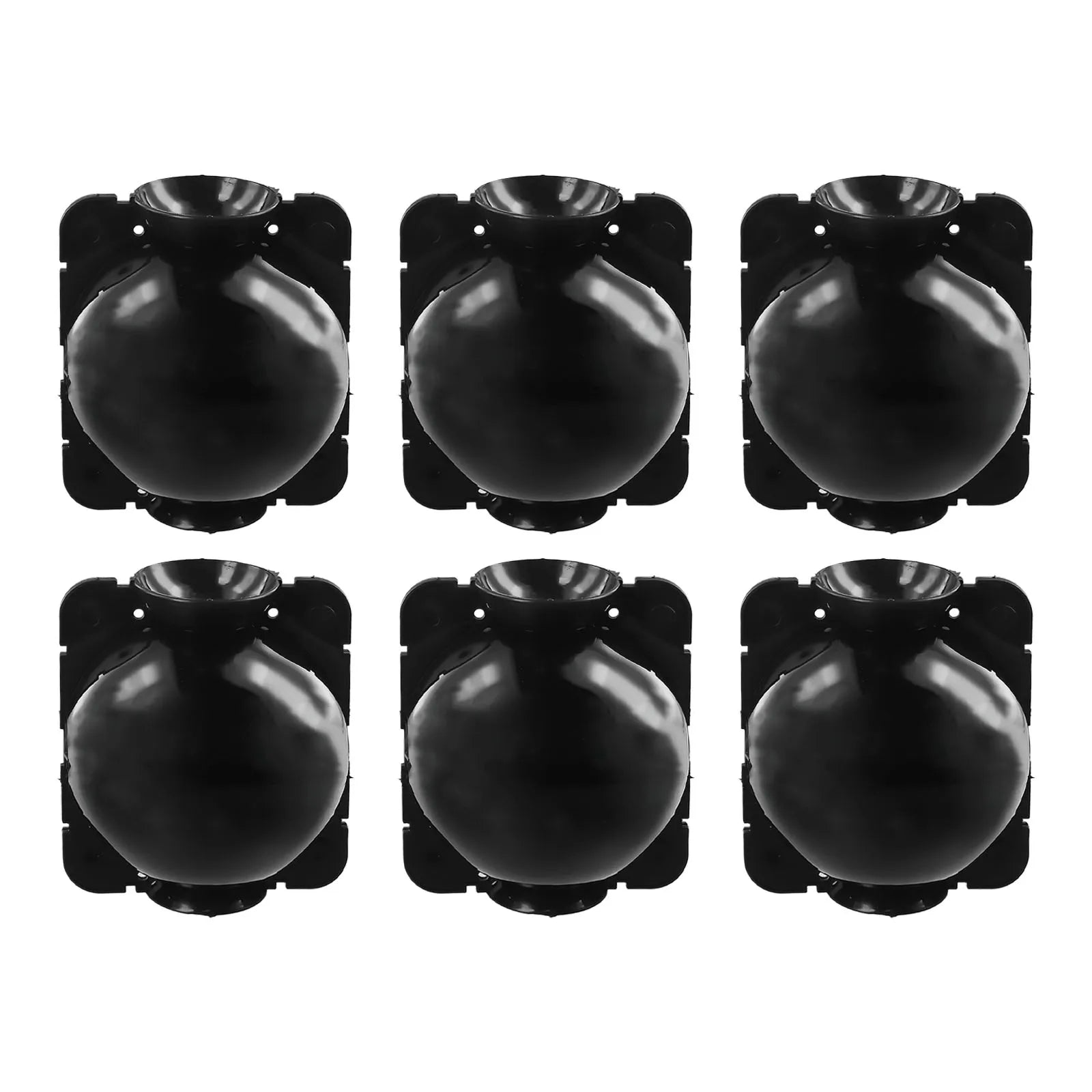 6PCS Plant Rooting Boxes Root Device Pressure Propagation Ball Box For Plants Grafting Growing Plant Care Products Accessories Qme BlackL - 12 cm