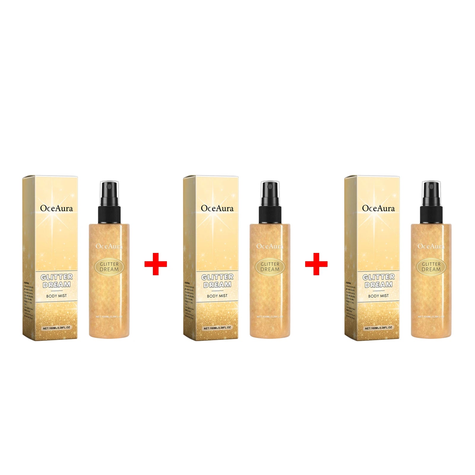 Face Hair Body Glitter Highlighter Spray Improve Skin Gloss Facial Highlight Powder Sparkling Makeup Festival Party Shimmer Oil Qme 300ml Boxed