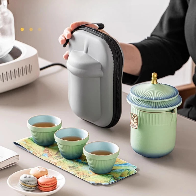 Palace Museum High-end Ceramic Travel Tea Qme