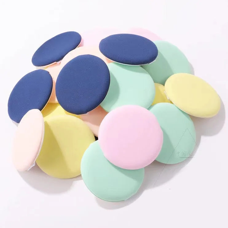 10 Cushion Foundation Powder Puff Air Makeup Puffs Round Sponges 4 Qme mix