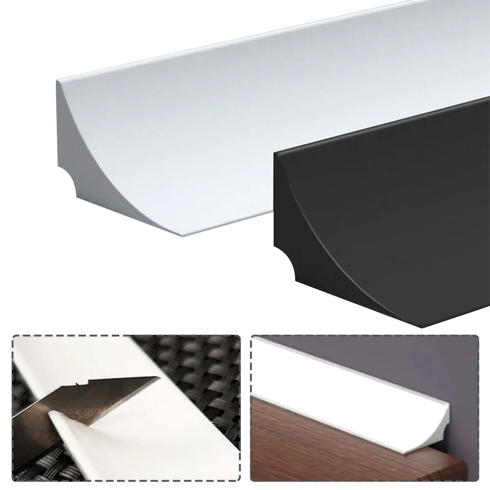 Silicone Water Waterstop Strip Barrier Bathroom Kitchen Floor Qme