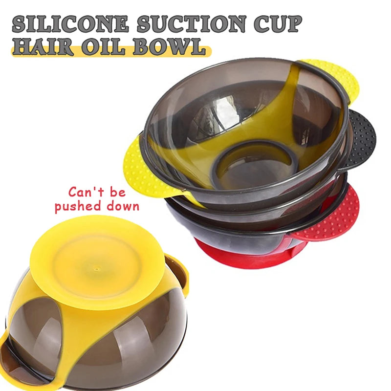 Professional Hair Coloring Tool Dye Mixing Bowl Suction Cup Secure Qme