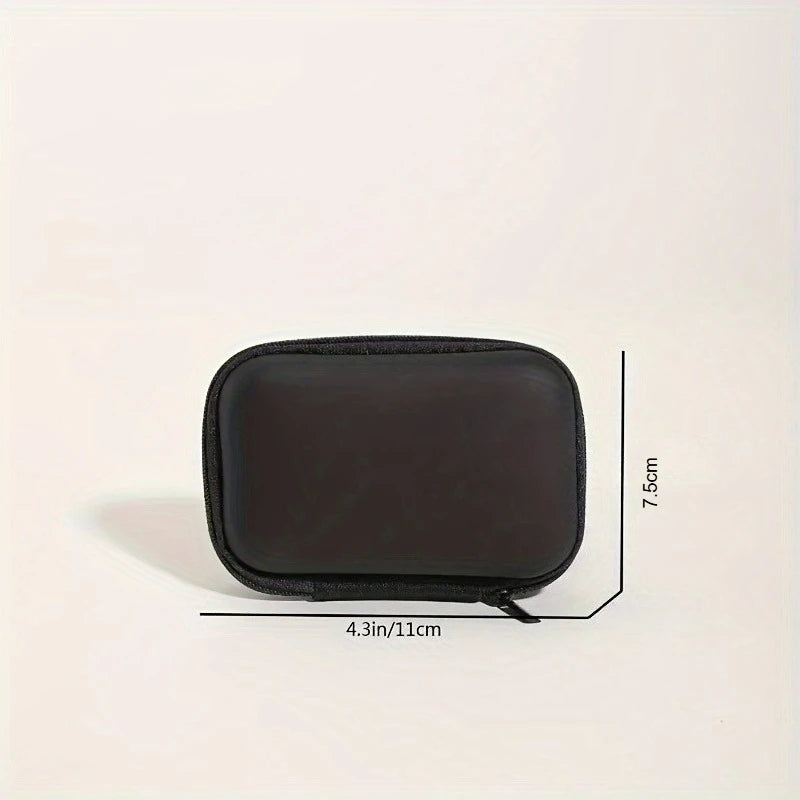 Hard Shell Electronic Organizer Case, Portable Travel Storage Bag for Charger, Earbuds, Cables, Power Bank Qme