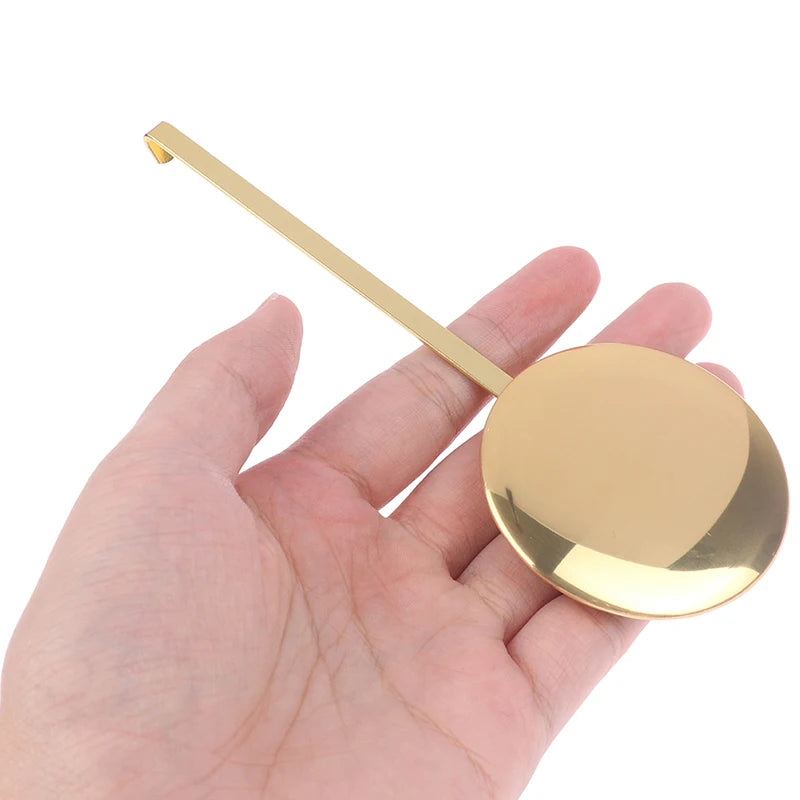 1Pc High-gloss gold swing movement metal pendulum quartz wall clock pendulum accessories. Qme