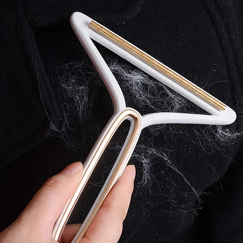 1pc Silicone Double Sided Pet Hair Remover Lint Remover Clean Tool Shaver Sweater Shaver Scraper For Home Fabric 5.12*5.51in Qme