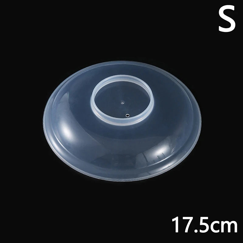 Kitchen Stackable Sealing Disk Cover Universal Plate Bowl Microwave Qme S