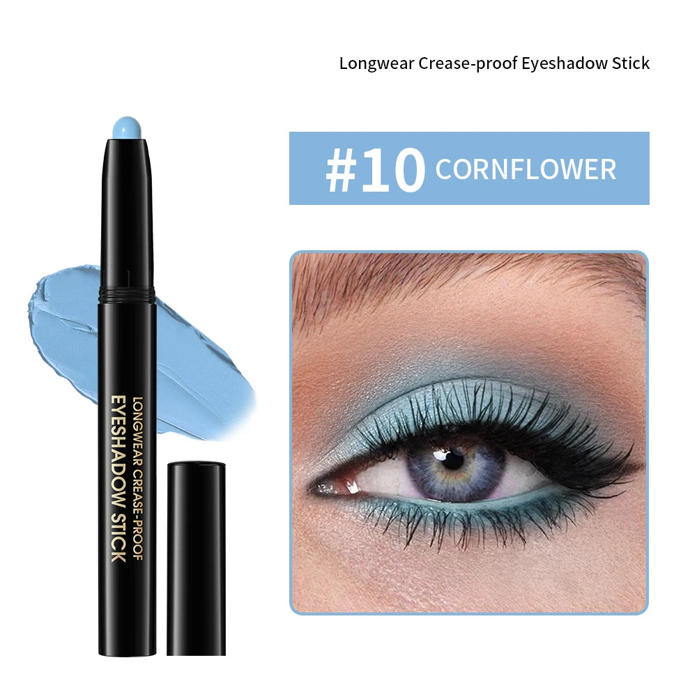 Cream Eyeshadow Stick Gradient Easy Apply Create Perfect Look One Qme 10 Cornflowers 1.6g