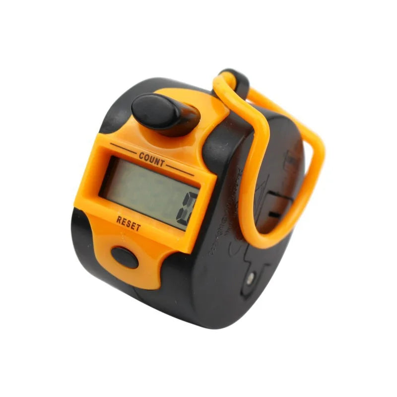 Tally Counter Hand Held Knit Row Clickers 5 Digit Number Handheld Qme Orange