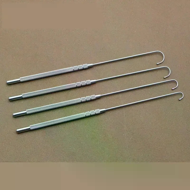 New Pet Hook Animal Ovaries Removal Hook Vet Ovariectomy Dogs Cats Surgical Instruments Ball Type 6mm 8mm 10mm 12mm Qme