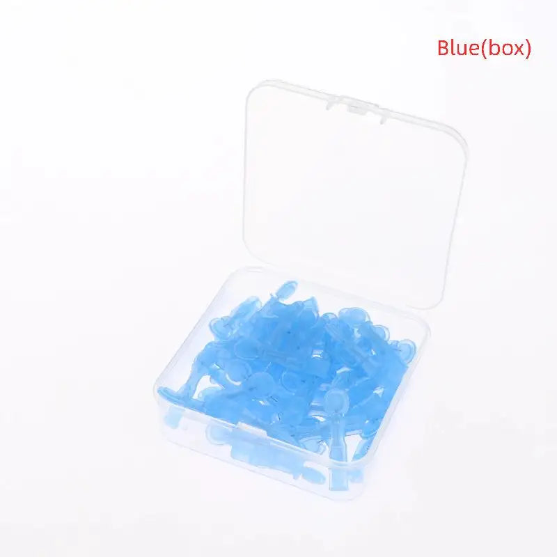 Professional Acne Blackhead Removal Tool Disposable Needles Clear Qme Box Blue