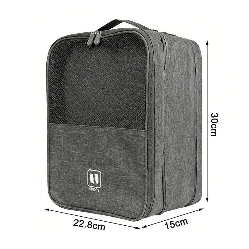 Waterproof Shoe Storage Bag Holds 3 Pairs Shoes Large Capacity Qme A3