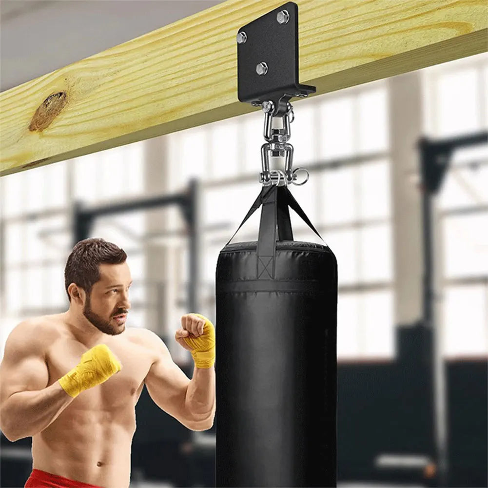 Punching Bag Hanger 360 Degree Rotation Boxing Bag Ceiling Mount Heavy Bag Hanger for Heavy Bag Gym Swing and Hammock Qme