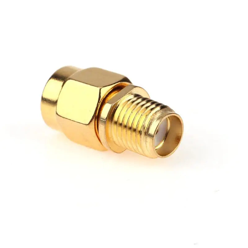 10 Pieces RF SMA Connector RP SMA Female to SMA Male Plug Connectors Adapter Gold Plated Straight Coaxial RF Adapters Qme