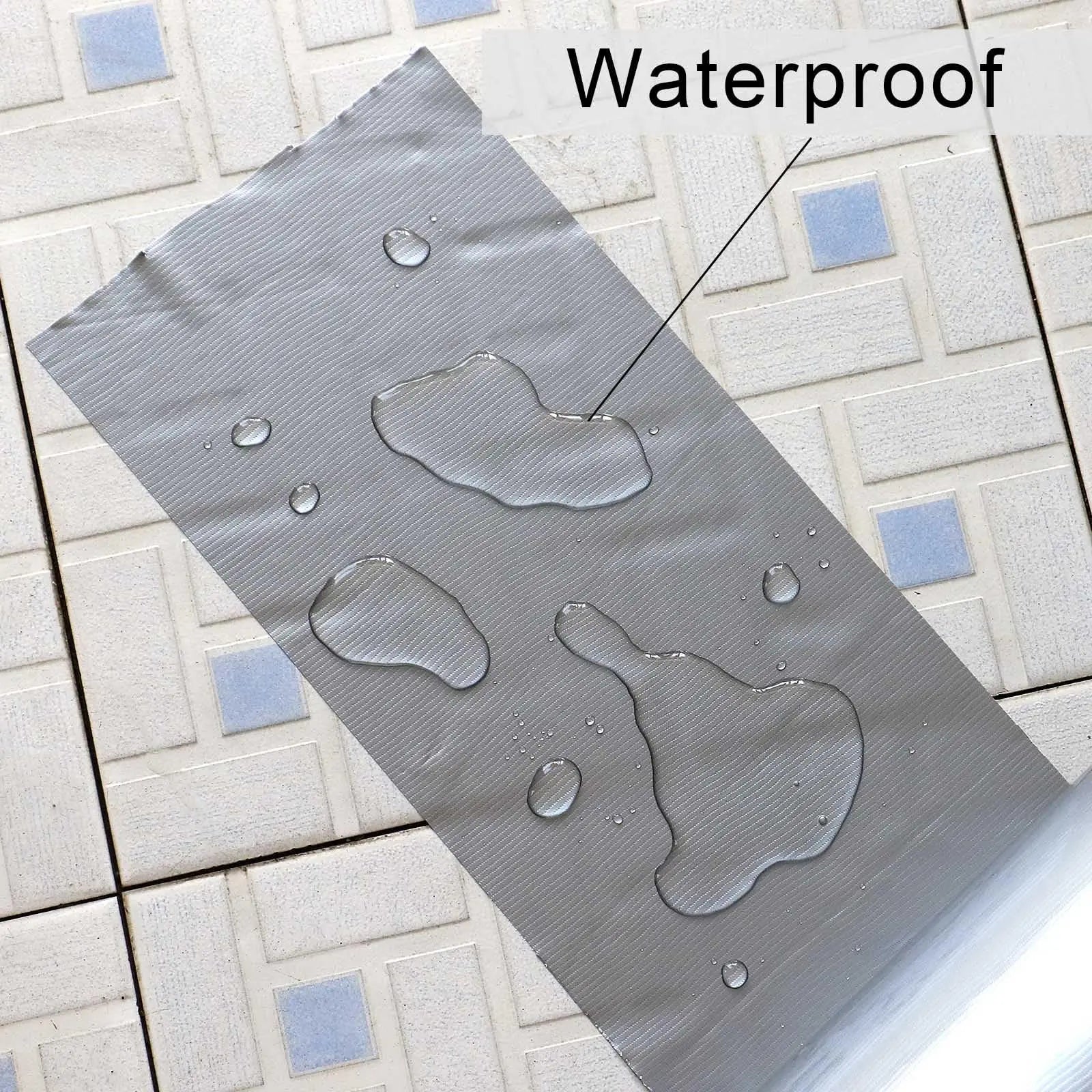 Silver Duct Tape, Industrial Grade Heavy-Duty Waterproof Strong, Flexible, No Residue, for Crafts & Home Improvement Qme