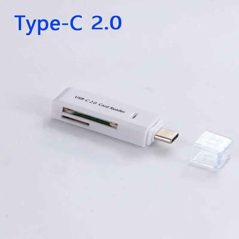 2-in-1 Multi Functional C 3 0 Card Reader TF Memory USB Flash Drive Qme A4