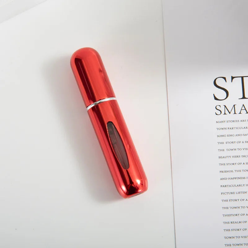 1/3/5/10pcs travel Leak portable mini perfume bottle with Bottom Fill Function aluminum refillable 5ml spray bottle Qme azarin Metal 5ml