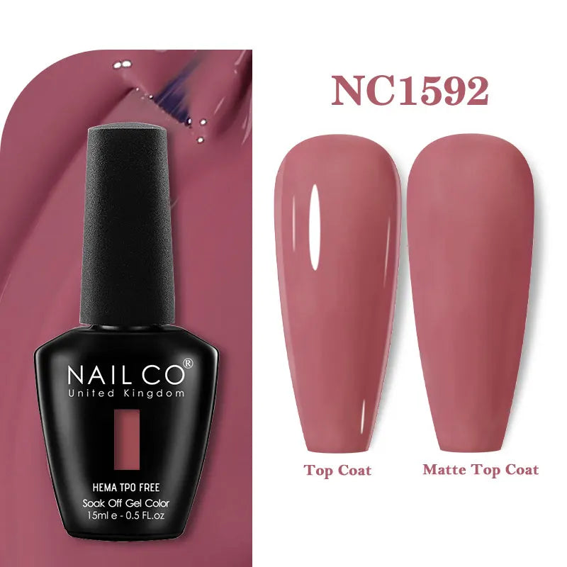 NAILCO Coat Base Gel Nail Polish Nails Art Semi Permanent Lacquer