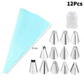 CC11Stainless Steel Piping Nozzle Kitchen Cake Icing Cream Decor Tool Qme 12 Blue