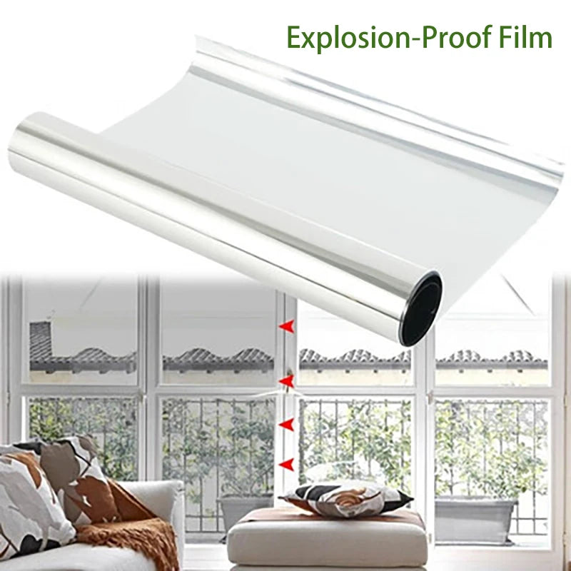 PET Safety Window Film Is Transparent Shatterproof And Provides Safety Protection Suitable For Living Room And Office Windows. Qme