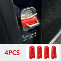 Car Door Shock Absorber Universal Buckle Soundproof Deadener Damper Qme Red